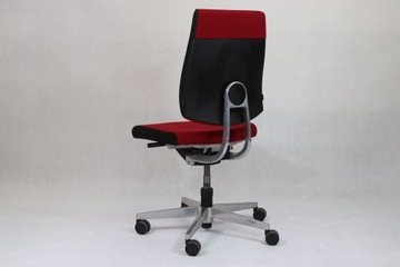 Fotel biurowy obrotowy do biura gabinetu bordowy Sedus 116x50x60 cm