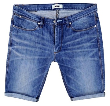 ACNE SZORTY SPODENKI BERMUDY JEANSOWE W34 p90