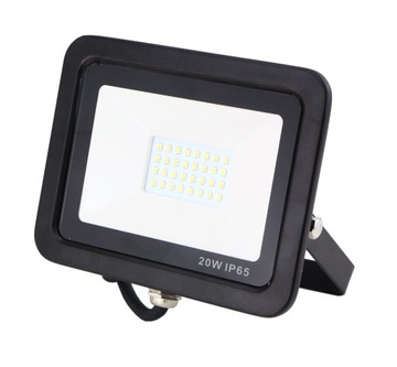 Naświetlacz lampa halogen LED 20W SLIM neutralny