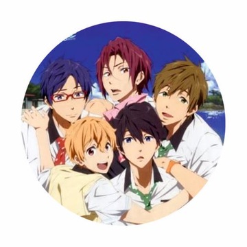 Przypinka Free! Anime 58 mm