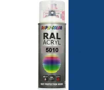 MOTIP RAL ACRYL 5010 PÓŁMAT DUPLI-COLOR FARBA AKRYL SPRAY 400 ML