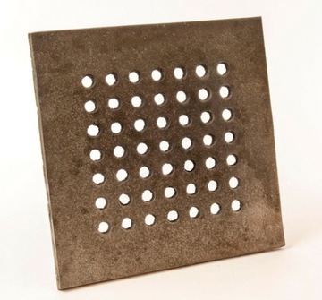 Ruszt żeliwny do kominka pieca kominkowy 35x35