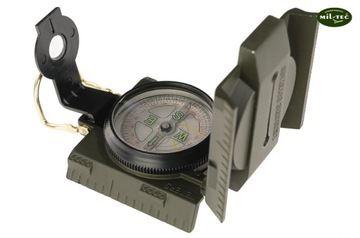 КОМПАС ОЛИВКОВЫЙ ВОЕННЫЙ КОМПАС + светодиодная подсветка