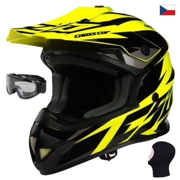 ДЕТСКИЙ КРЕСТОВЫЙ ШЛЕМ CASSIDA ОЧКИ БАЛАВА