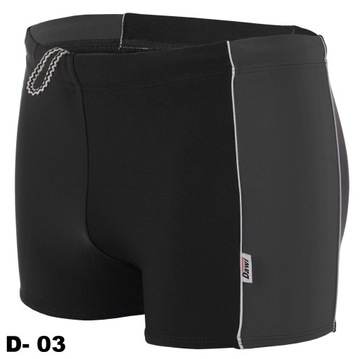 L- ЧЕРНЫЕ ШОРТЫ ДЛЯ ПЛАВАНИЯ dawi ANTYCHLOR SHORTS бассейн