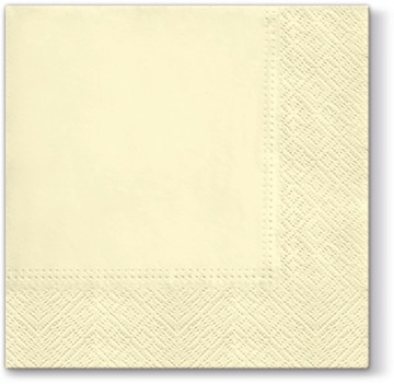 Serwetki papierowe kremowe 33x33 cm HORECA 20 szt.