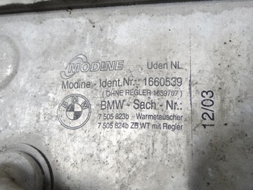 BMW E38 E39 V8 CHLADIČKA OLEJE NÁHRADA 7505823