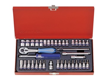 ZESTAW NASADEK 1/4'' 39cz. KING TONY 2539MR