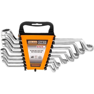 CORONA KLUCZE OCZKOWE GIĘTE 6-22 8e ZESTAW C6831