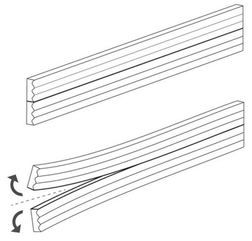Самоклеящийся уплотнитель для окон и дверей Е