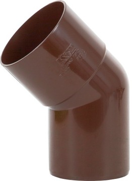 Колено водосточной трубы ПВХ 100 х 67 коричневый Качмарек