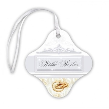 ZAWIESZKI na butelkę, Wódkę Weselną, ślub - ZA16