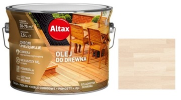 ALTAX OLEJ DO DREWNA - TARASÓW - 2,5L - BIELONY