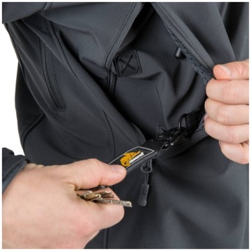 Мужская куртка SOFTSHELL GUNFIGHTER HELIKON WATER-RESISTANT WINDOW COAT Grey L