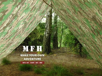 БРЕЗЕНТ ДЛЯ КЕМПИНГА БРЕЗЕНТ 300 Х 300 СМ ЛЕСНОЙ