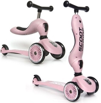 Scootandride Rose Roses Scooter Set 2in1 Ride + шлем xxs-s 1+ + бесплатно