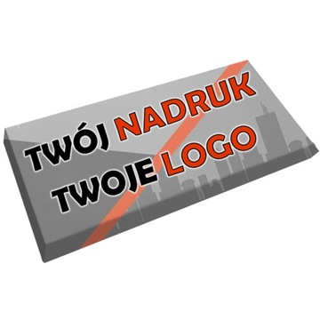 100x CZEKOLADA TWÓJ NADRUK LOGO DZIEŃ KOBIET TARGI
