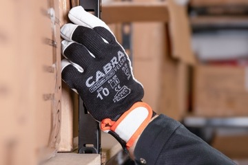 РАБОЧИЕ ПЕРЧАТКИ ПОДХОДЯЩИЕ ПЕРЧАТКИ КОЖАНЫЕ НА ЗАВИСКЕ Cabra Velcro размер 10