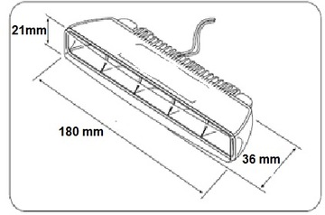 M-TECH Дневные ходовые огни 6 OSRAM LED 1100 люм VW