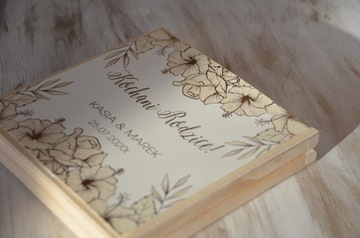 Zaproszenie ślubne dla rodziców w pudełku ZŁ / 25