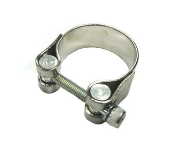 ЗАЖИМ, ГЛУШИТЕЛЬ, ВЫХЛОПНОЙ ХРОМ 44-47мм CUSTOM