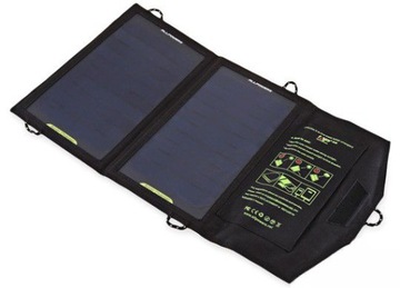 ! Ładowarka USB panel słoneczny składany 10W torba