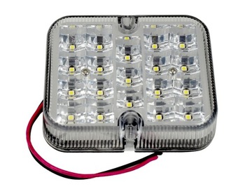 LAMPA TYLNA COFANIA LED PROSTOKĄT 12V CE LEDOWA