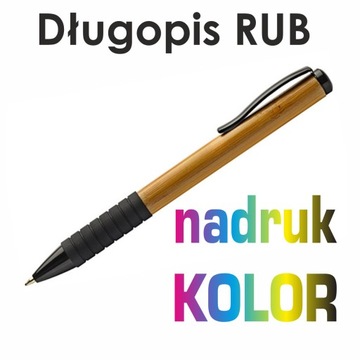 РЕКЛАМНАЯ ДЕРЕВЯННАЯ ЭКО ручка с принтом, 100 шт.