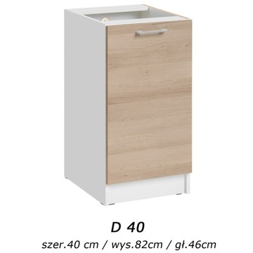 Szafka kuchenna dolna 40 cm Eco Siti D 40