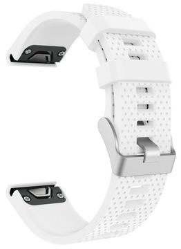 БЕЛЫЙ Силиконовый ремешок Garmin FENIX 5S QuickFit