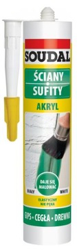 Akryl uniwersalny Soudal biały