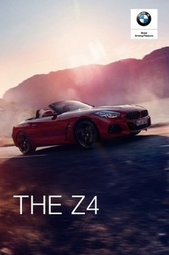 BMW Z4 G29 prospekt model 2020 angielski export