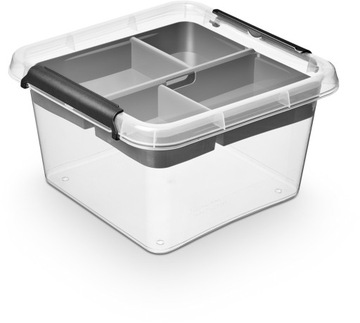 POJEMNIK NA KLOCKI LEGO PLASTIKOWY 9l +ORGANIZER WKŁAD INSERT