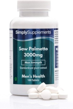 PROSTATA POTENCJA SAW PALMETTO 3000 mg/180 TAB/HIT