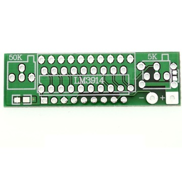 LM3914 Светодиодная линейка, красная, своими руками