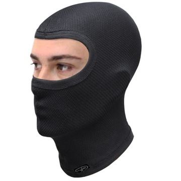 Rowerowa kominiarka letnia pod kask. Struktura 3D.