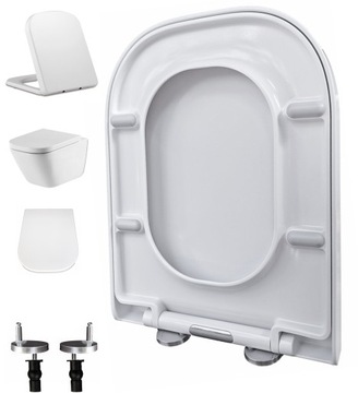 Deska sedesowa Perfecto Gap biały duroplast