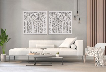 АЖУРНЫЙ ДЕКОР СТЕНЫ, ЛЕС ДЕРЕВЬЕВ, КРАСИВОЕ УКРАШЕНИЕ