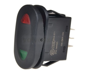 WŁĄCZNIK PRZEŁĄCZNIK PRZÓD TYŁ LED 21A 12V WINDA