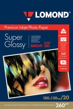 PAPIER FOTOGRAFICZNY SUPER BŁYSZCZĄCY 10x15 260g