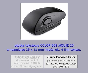 PIECZĄTKA COLOP EOS MOUSE 20, MYSZKA FLASHOWA