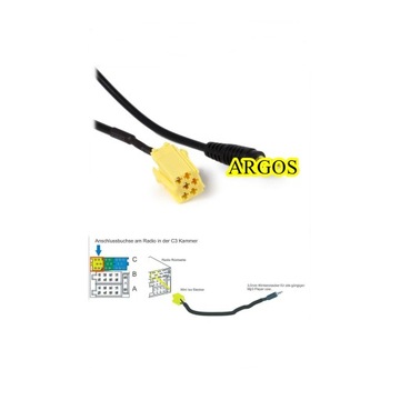 AUX-кабель для Fiat Grande Punto / Alfa 159 КЛЮЧИ