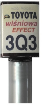 TOYOTA 3Q3 WIŚNIOWA LAKIER SAMOCHODOWY ZAPRAWKA DO RYS 10 ML ARASYSTEM