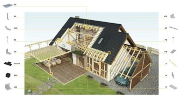 KPL11 Строительный монтажный угольник 90x90x65, 10 шт.