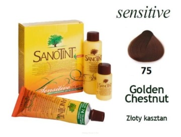 NATURAL FARBA SANOTINT SENSITIVE 75 złoty kasztan