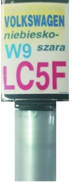 VW LC5F W9 BLUE GRAPHITE LAKIER SAMOCHODOWY ZAPRAWKA DO RYS 10 ML ARASYSTEM