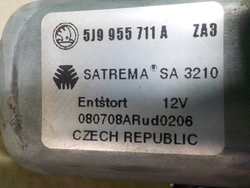 FABIA II 1.9 TDI MOTOREK ZADNÍ STĚRAČE