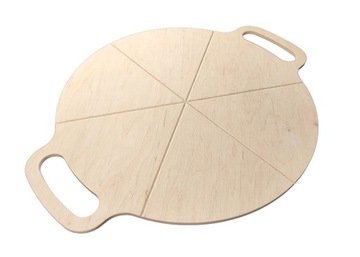 DESKA TACA DO PIZZY DREWNIANA 35 CM