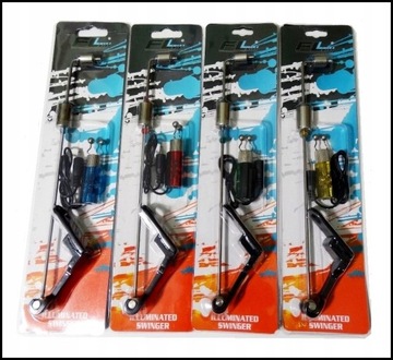 НАБОР СИГНАЛИЗАЦИИ ПОКУШКИ x2 SWINGER x2 БАТАРЕИ + ЛЕСИЯ + СВОБОДНАЯ ЛЕСКА