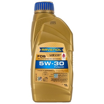 RAVENOL FDS 5W30 CleanSynto USVO 1L - syntetyczny olej silnikowy